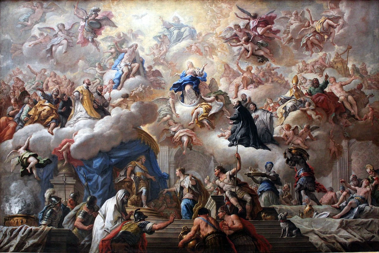 Il trionfo dell'Immacolata - Gemäldegalerie der Staatlichen Museen zu Berlino